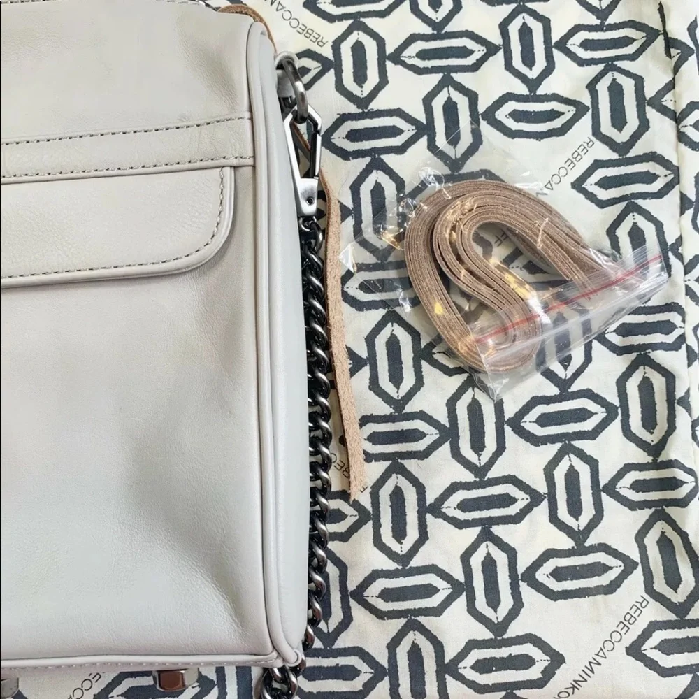 Rebecca Minkoff MAC Crossbody Bag Purse stone